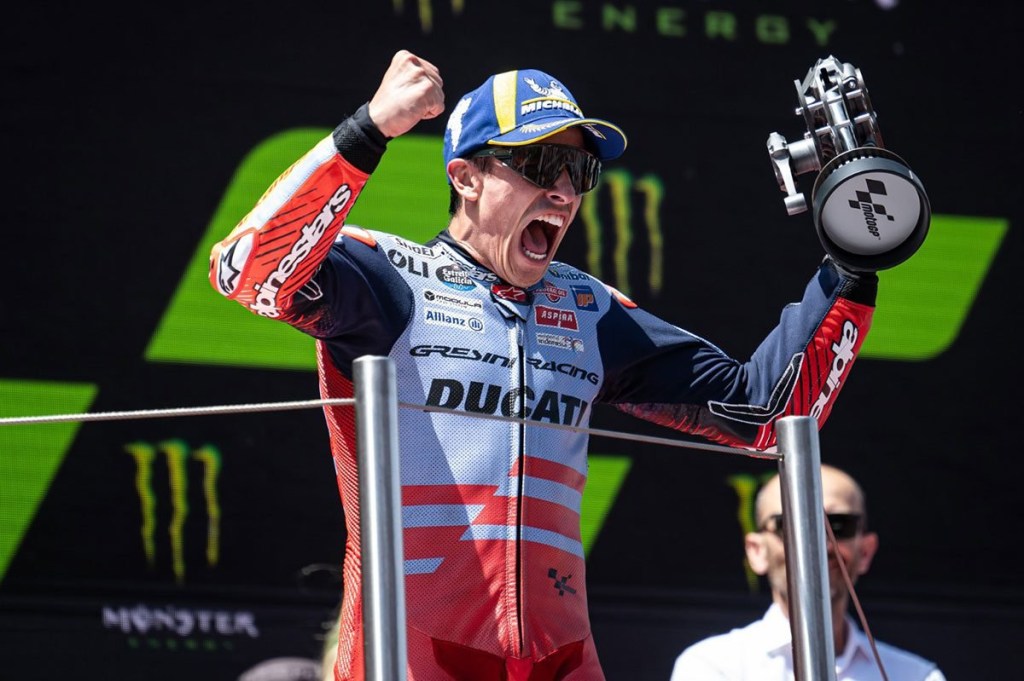 Kembali Raih Podium Ganda, Marc Marquez Semakin Dekat Titel Juara Dunia MotoGP&nbsp;2024