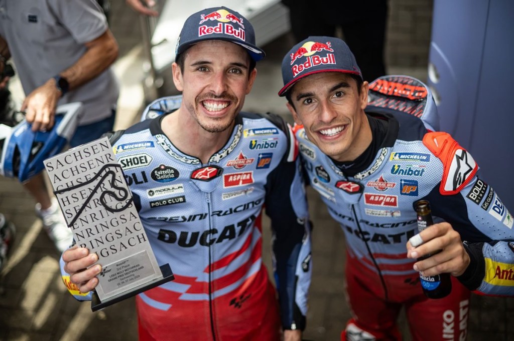 Marquez Bersaudara Ukir Sejarah Bersama Gresini Racing di MotoGP Jerman&nbsp;2024