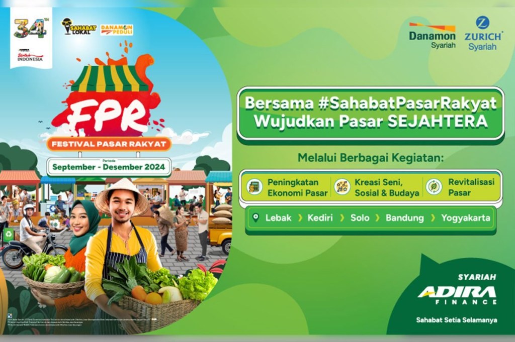 Adira Finance Bersama Mitra Strategis Siap Gelar Festival Pasar Rakyat (FPR)&nbsp;2024